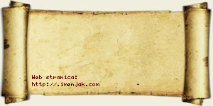 Zorana Adamović vizit kartica